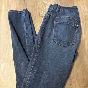Fashion Nova Dark Blue Skinny Jeans